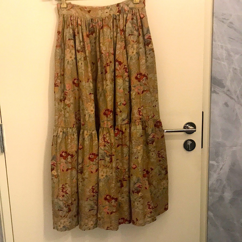 Vintage Ralph Lauren 2-Tier Flannel Skirt